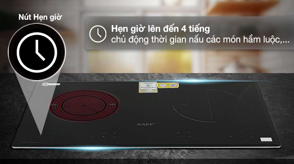 Bếp từ hồng ngoại lắp &acirc;m KAFF KF-073IC - Hẹn giờ