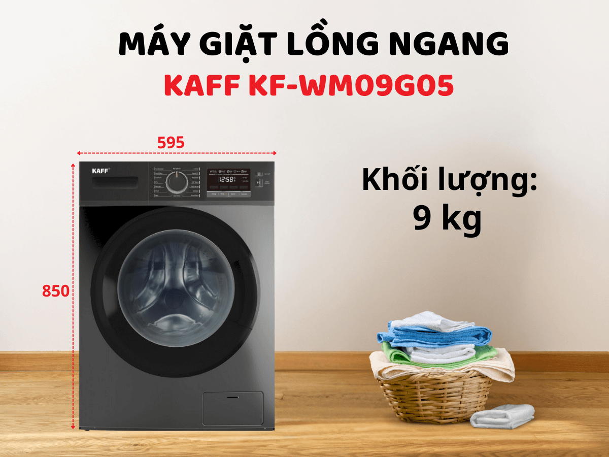 M&aacute;y giặt Kaff KF-WM09G05 9kg