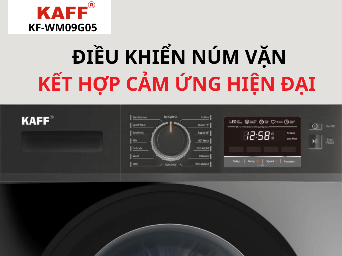 M&aacute;y giặt Kaff KF-WM09G05 9kg