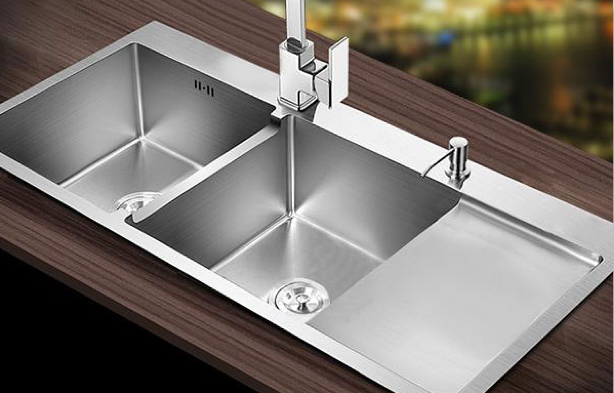 CHẬU RỬA INOX KAFF KF-HM10048