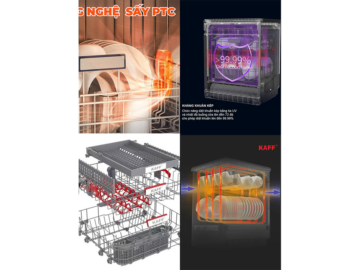 M&aacute;y rửa ch&eacute;n Kaff KF-SBL775B New Plus - META.vn
