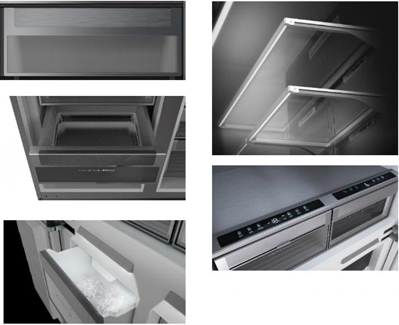 Tủ lạnh &acirc;m to&agrave;n phần 2 c&aacute;nh KAFF KF-BI555W LUXURY | Flexhouse VN