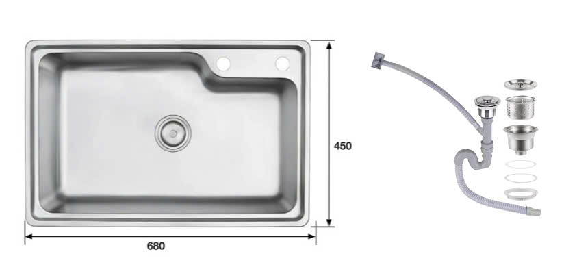 Chậu Rửa KAFF KF-PSM6845 - Ảnh 3